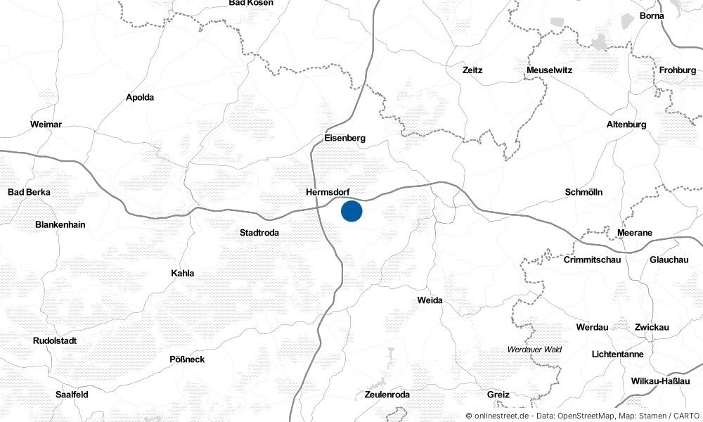 Karte: Wo liegt Kraftsdorf?