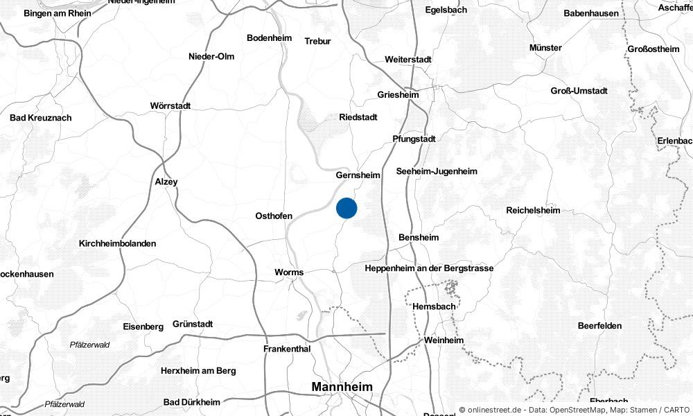 Karte: Wo liegt Groß-Rohrheim?