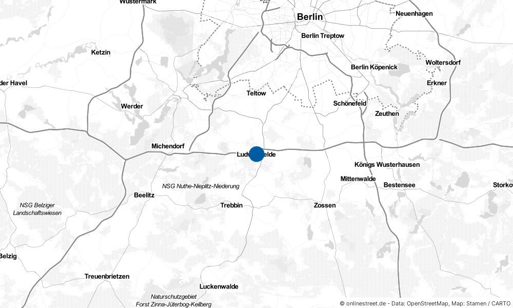 Karte: Wo liegt Ludwigsfelde?
