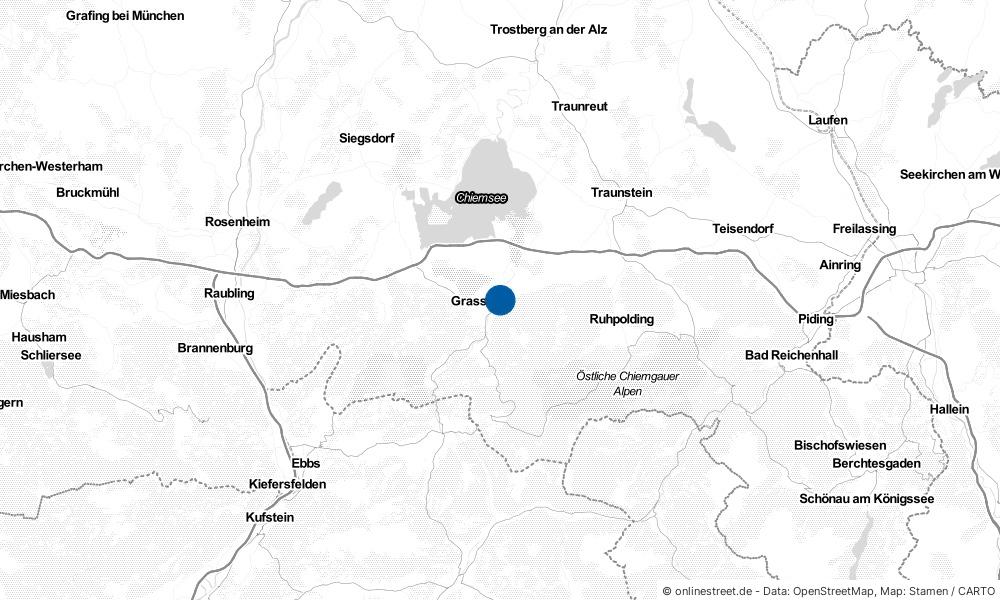 Karte: Wo liegt Staudach-Egerndach?