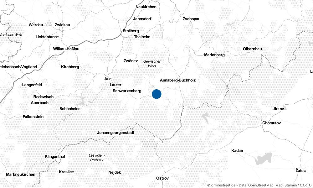 Karte: Wo liegt Scheibenberg?