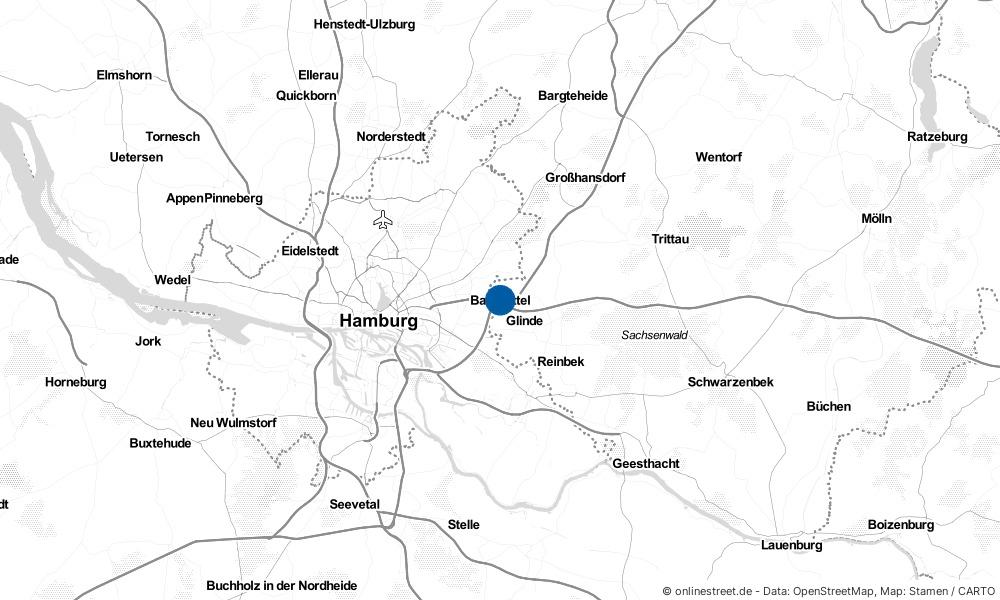 Karte: Wo liegt Barsbüttel?