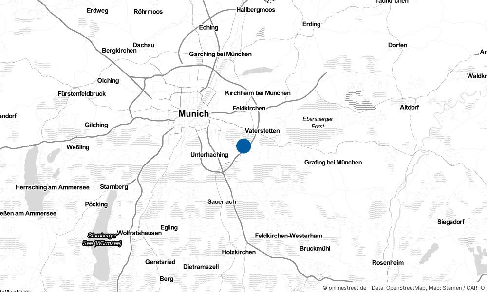 Karte: Wo liegt Putzbrunn?