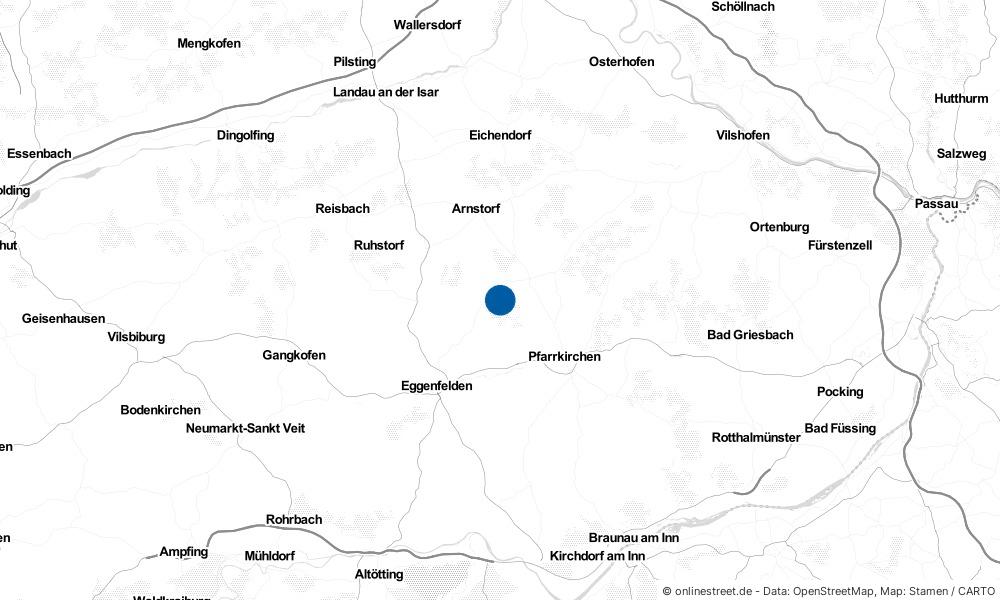 Karte: Wo liegt Schönau?