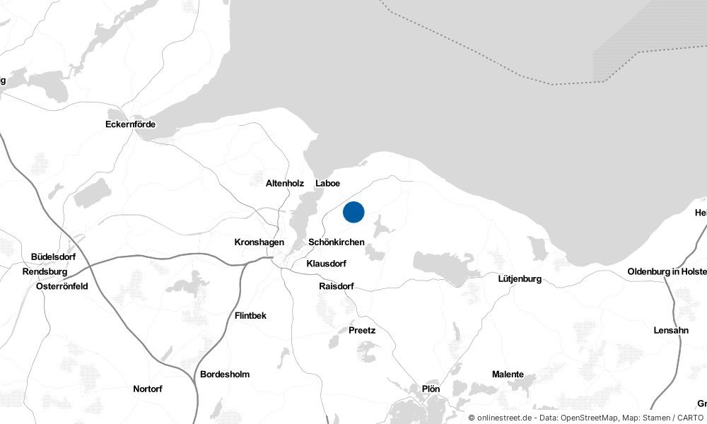 Karte: Wo liegt Probsteierhagen?