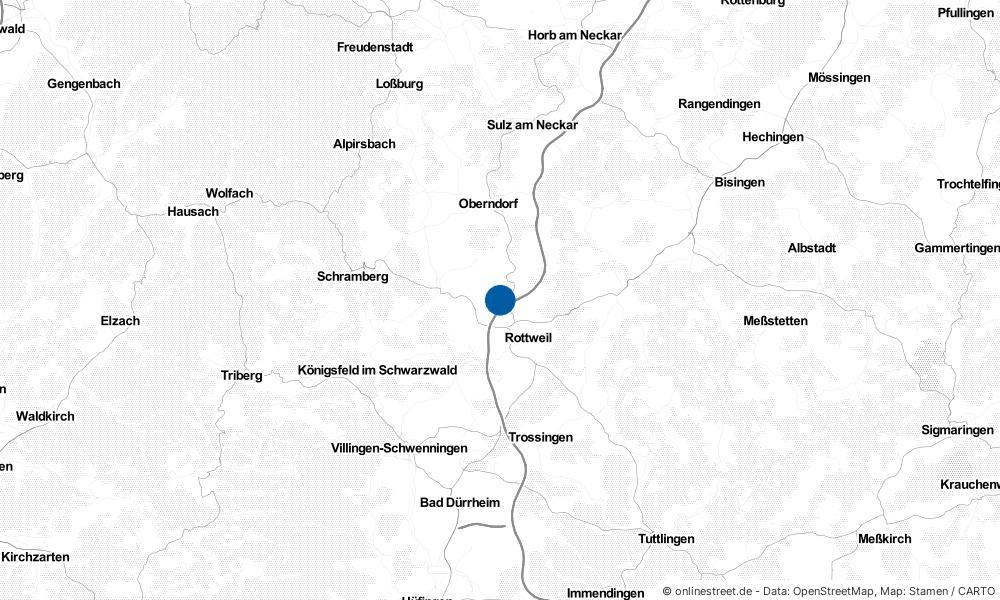 Karte: Wo liegt Villingendorf?