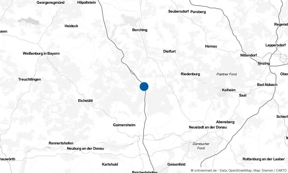 Karte: Wo liegt Denkendorf?