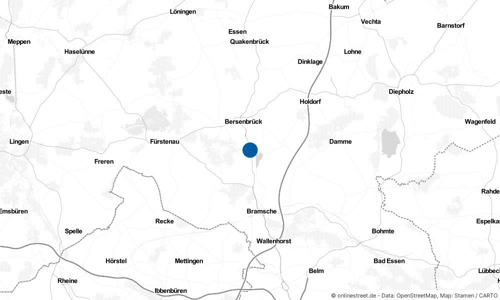 Karte: Wo liegt Alfhausen?