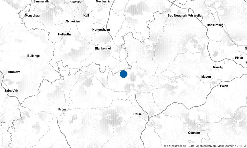 Karte: Wo liegt Üxheim?