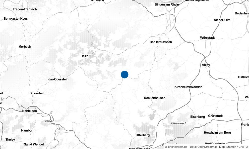 Karte: Wo liegt Meisenheim?