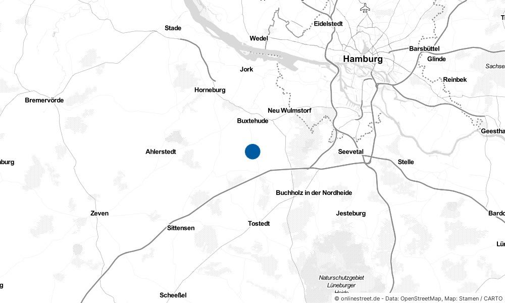 Karte: Wo liegt Moisburg?