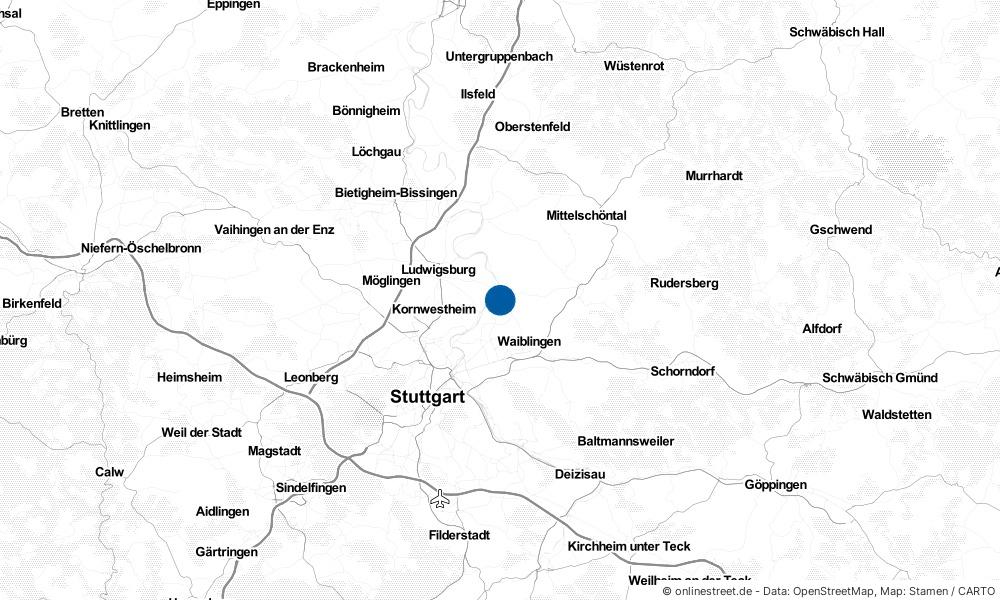 Remseck am Neckar in Baden-Württemberg