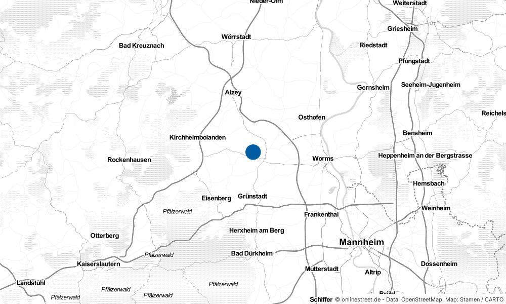 Karte: Wo liegt Mölsheim?