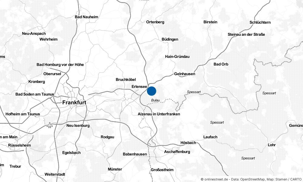 Karte: Wo liegt Rodenbach?
