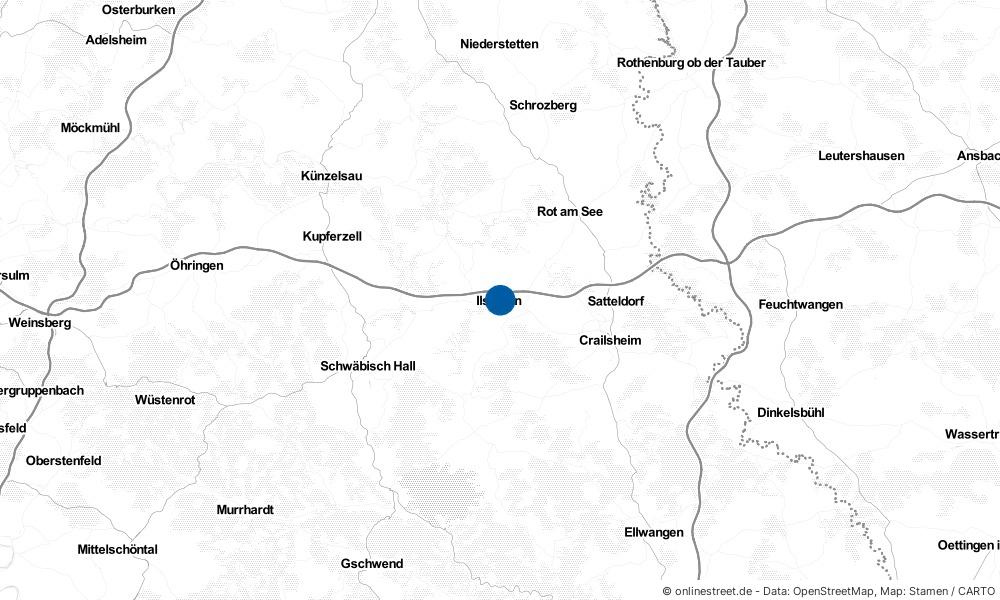 Karte: Wo liegt Ilshofen?