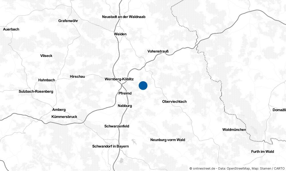 Karte: Wo liegt Trausnitz?