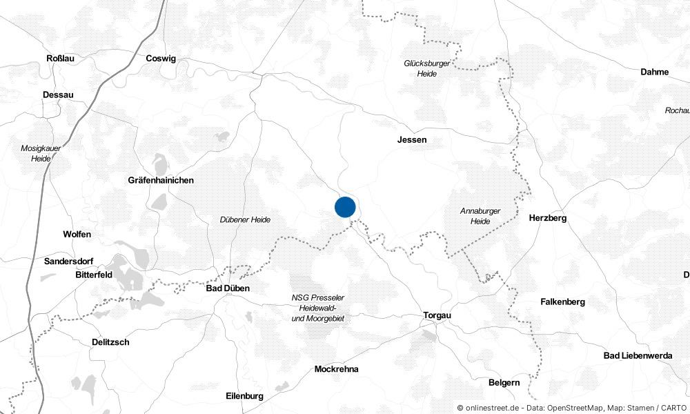 Karte: Wo liegt Priesitz?