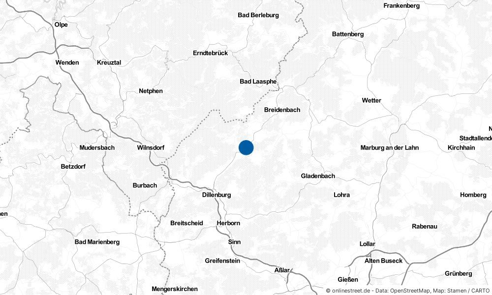 Karte: Wo liegt Eschenburg?