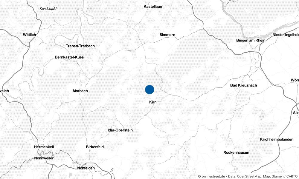 Karte: Wo liegt Hennweiler?