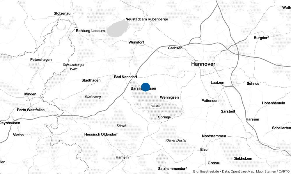 Karte: Wo liegt Barsinghausen?