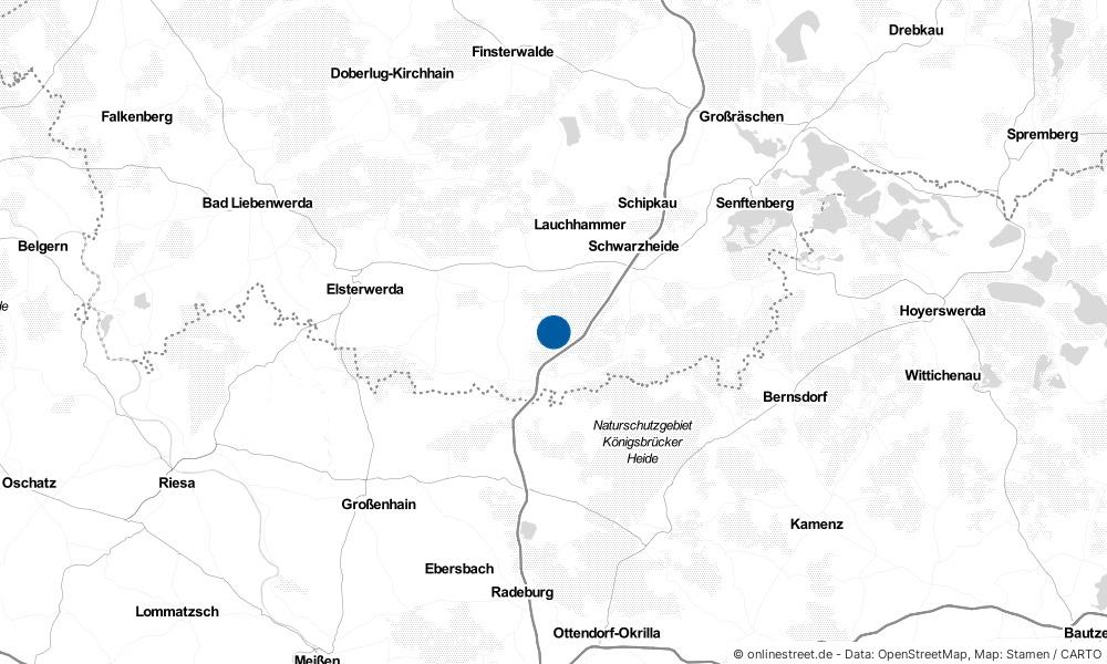 Karte: Wo liegt Frauendorf?
