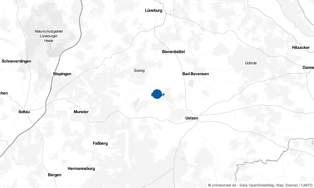Karte: Wo liegt Ebstorf?