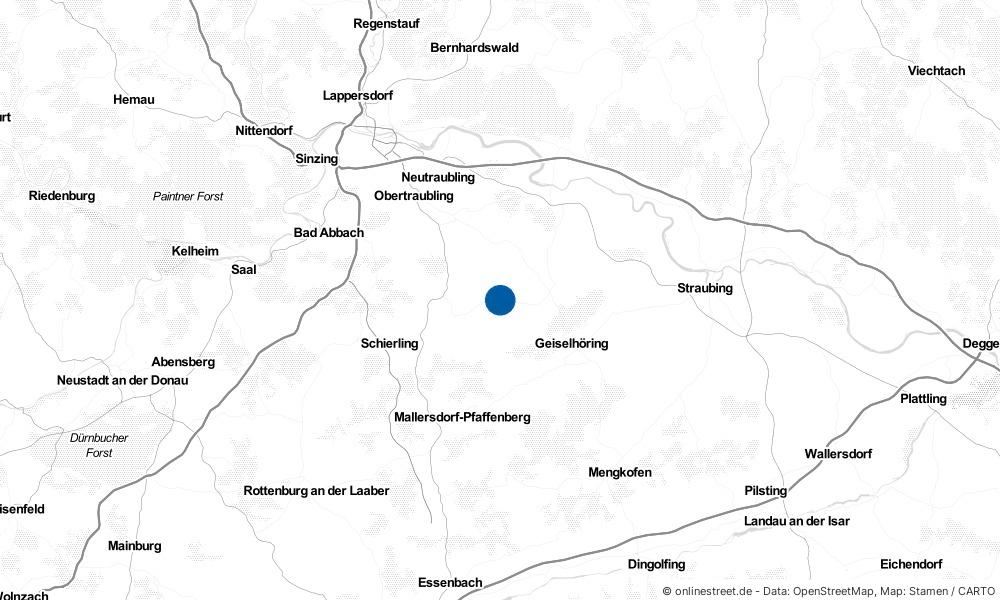 Karte: Wo liegt Aufhausen?