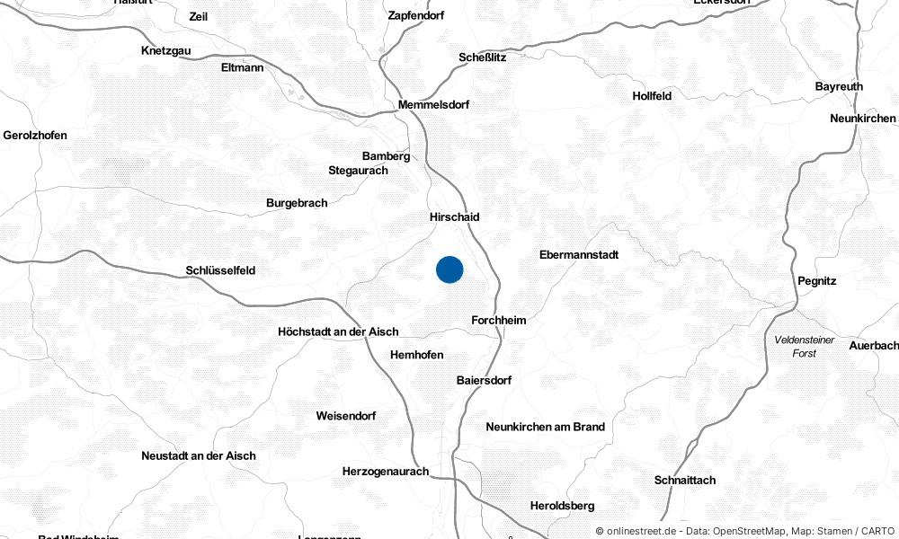 Karte: Wo liegt Hallerndorf?