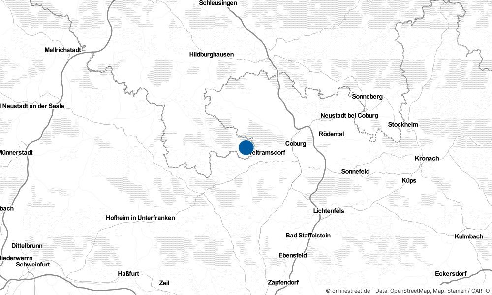 Karte: Wo liegt Ummerstadt?