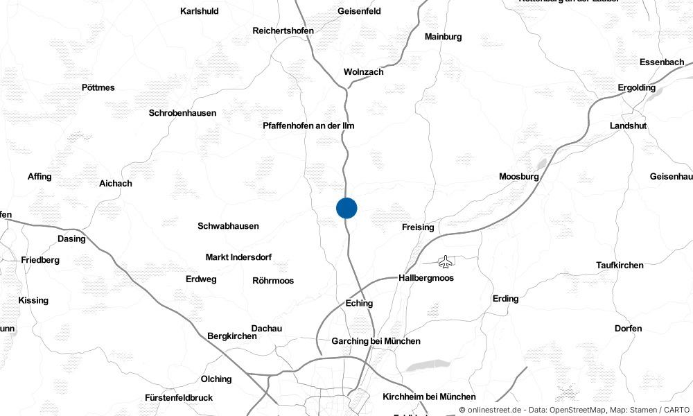 Karte: Wo liegt Allershausen?