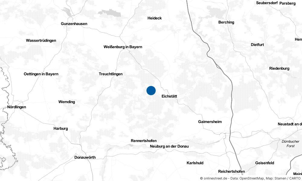 Karte: Wo liegt Schernfeld?