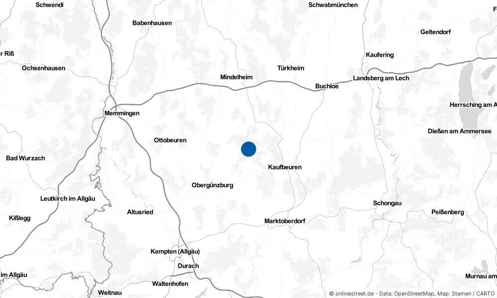 Karte: Wo liegt Eggenthal?