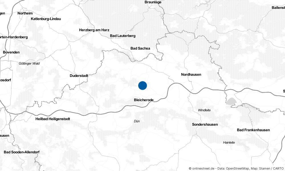Karte: Wo liegt Hohenstein?