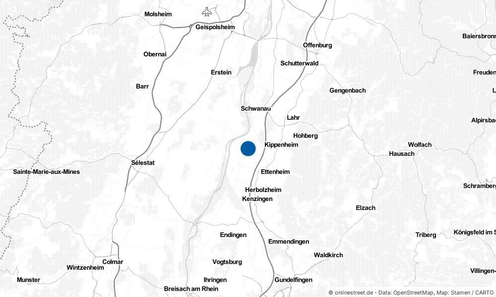 Karte: Wo liegt Kappel-Grafenhausen?
