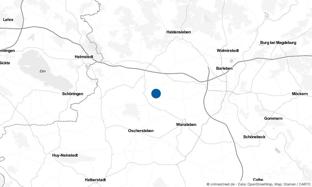 Karte: Wo liegt Drackenstedt?