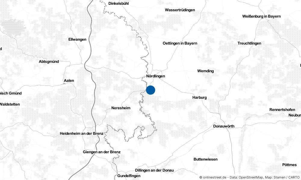 Karte: Wo liegt Ederheim?