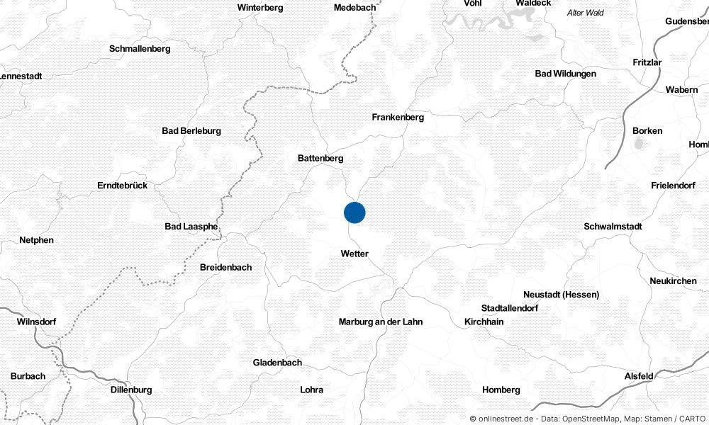 Karte: Wo liegt Münchhausen?