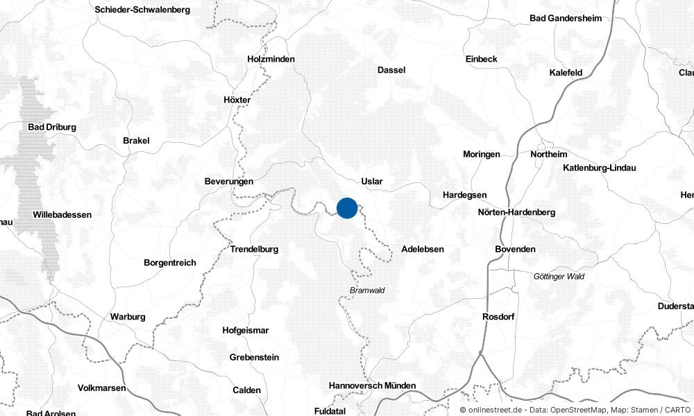 Karte: Wo liegt Wahlsburg?