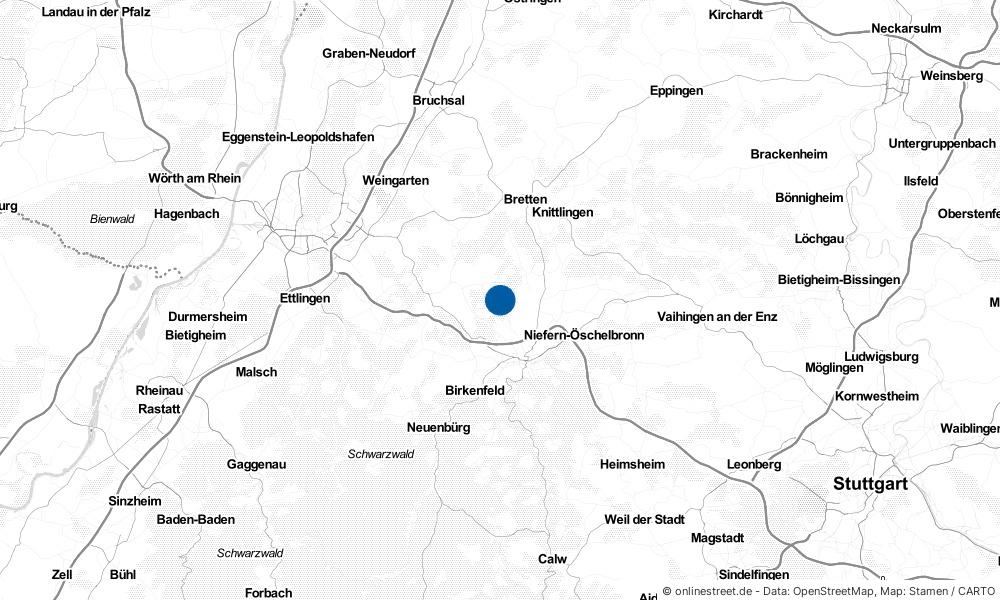 Karte: Wo liegt Eisingen?