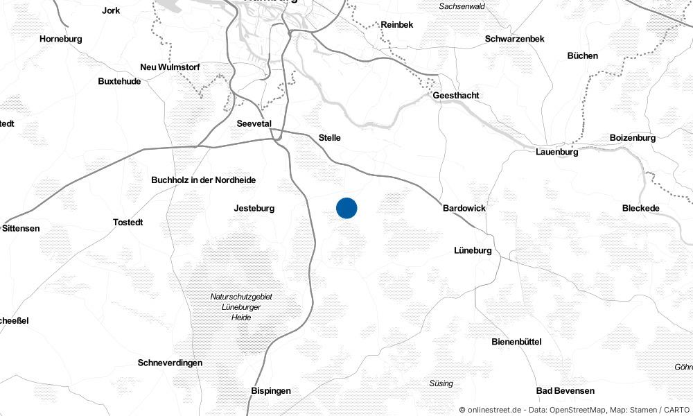 Karte: Wo liegt Wulfsen?