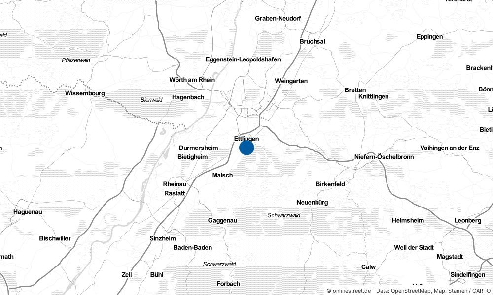 Ettlingen in Baden-Württemberg