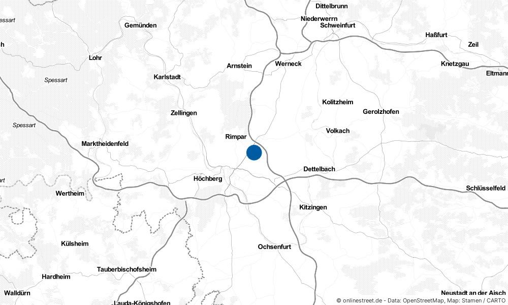 Karte: Wo liegt Estenfeld?