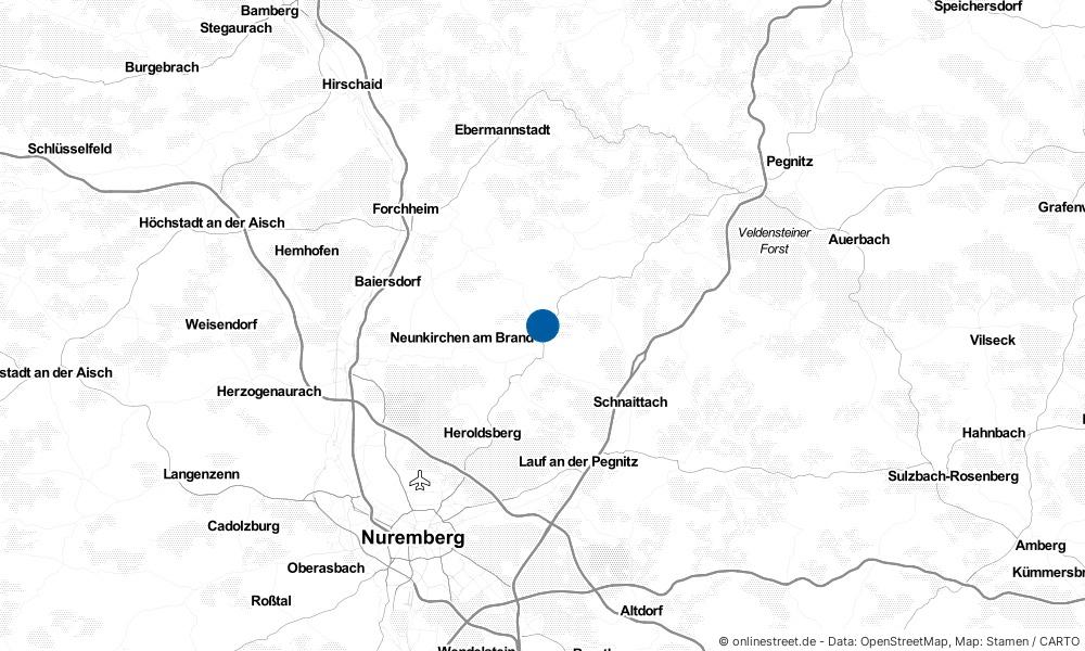 Karte: Wo liegt Igensdorf?