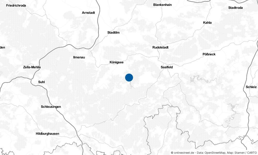 Karte: Wo liegt Unterweißbach?