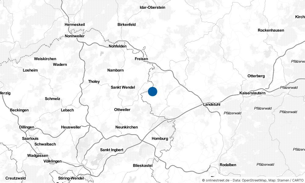 Karte: Wo liegt Frohnhofen?