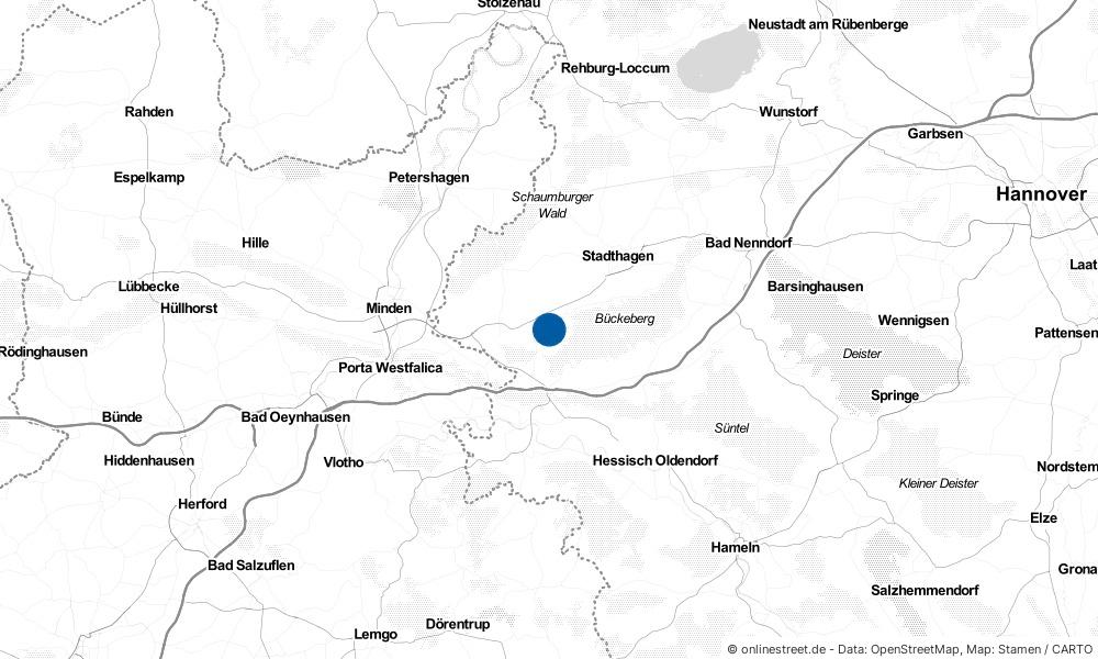 Karte: Wo liegt Obernkirchen?