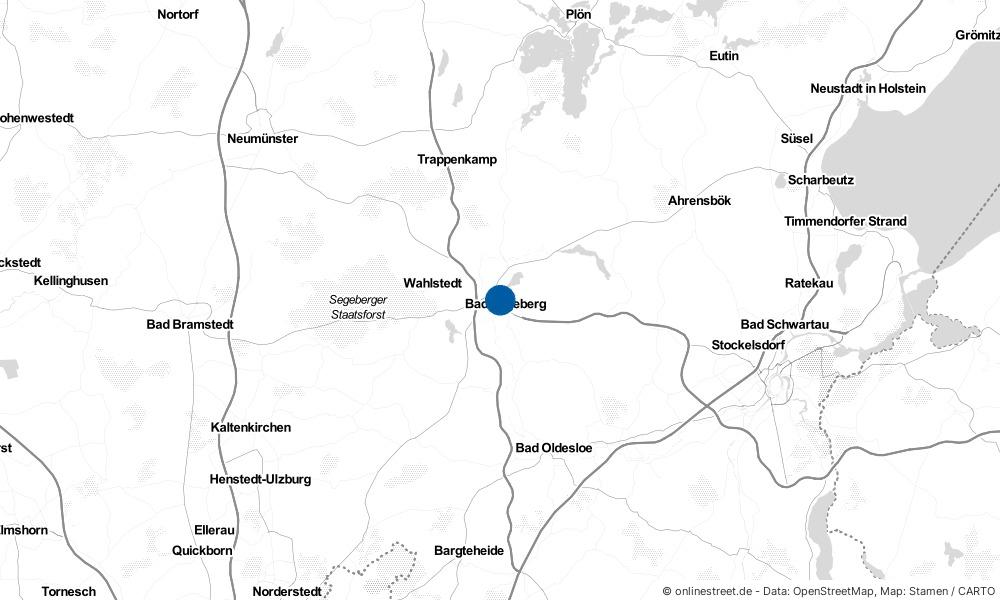 Karte: Wo liegt Bad Segeberg?