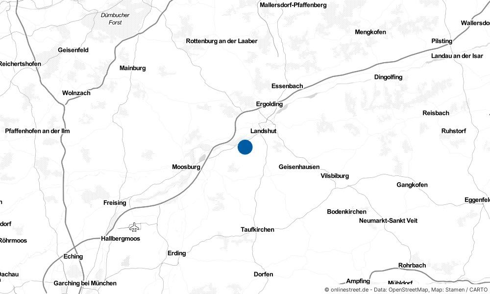 Karte: Wo liegt Tiefenbach?