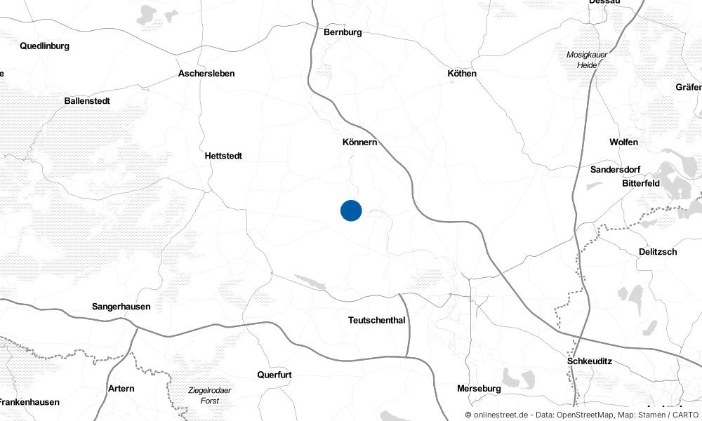 Karte: Wo liegt Kloschwitz?