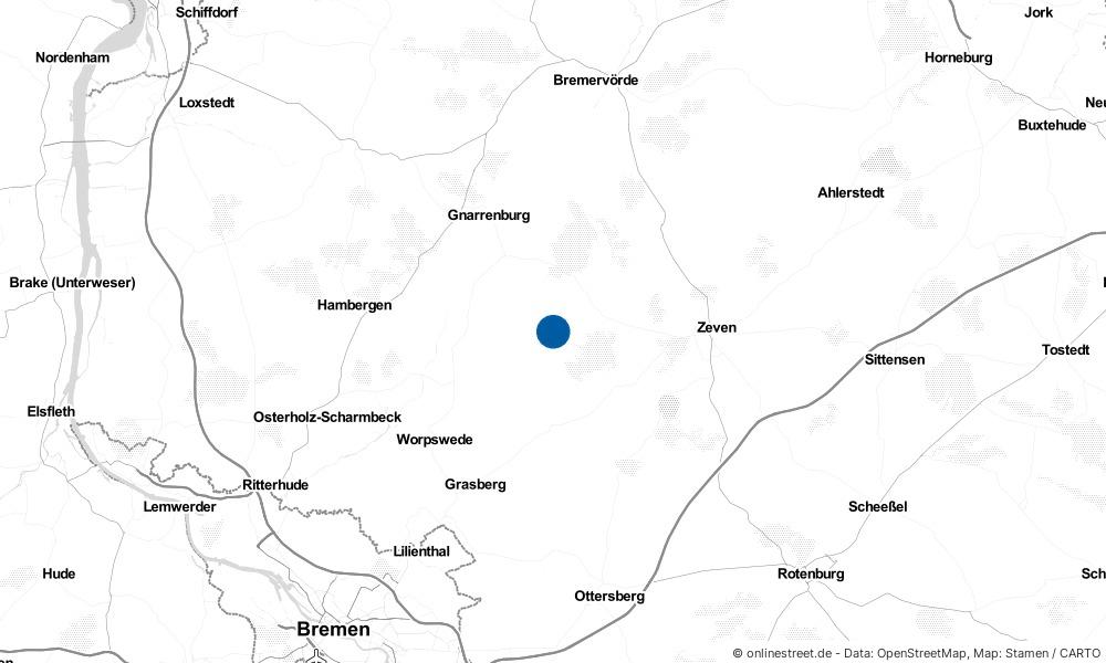 Karte: Wo liegt Breddorf?